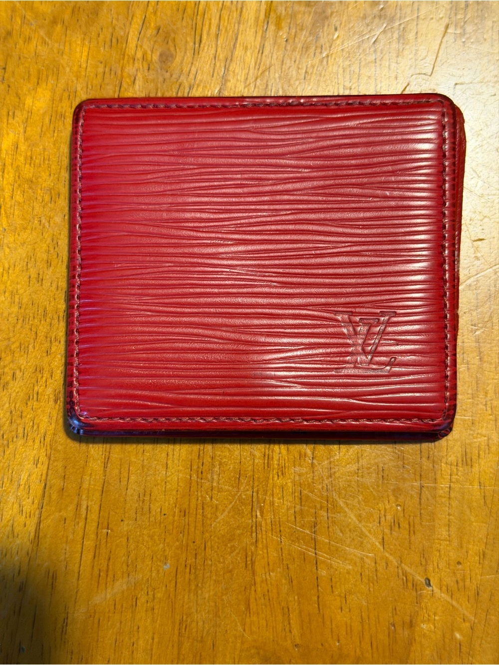 Louis Vuitton Red Epi Leather Change wallet - Picture 4 of 13